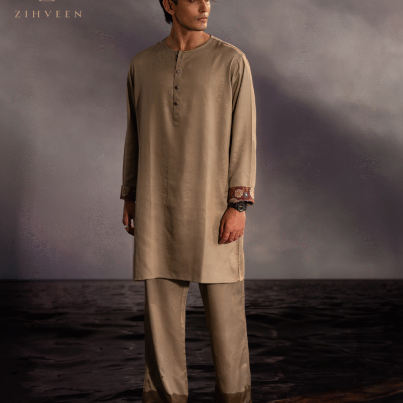 Tortilla golden round-neck co-ord set